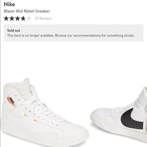 Nike blazer mid rebel sneaker size 6